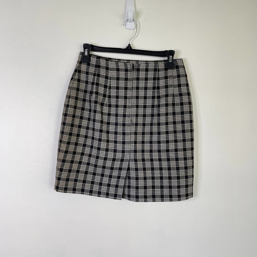 Vintage B.Moss Plaid Mini Skirt(4) - Picture 2 of 7